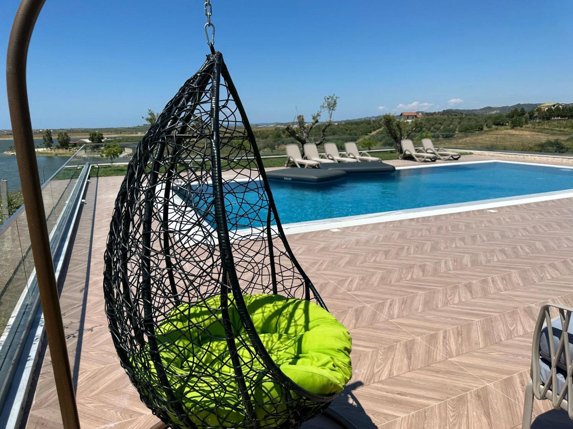 luxury villa swimming pool Gjiri Lalzit Durrës Esterno foto