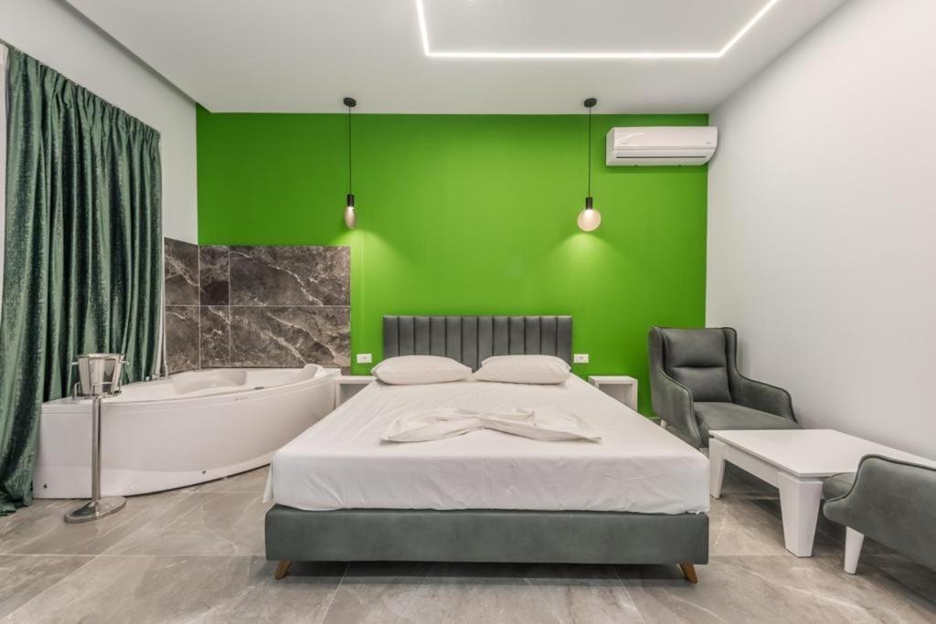 luxury villa swimming pool Gjiri Lalzit Durrës Esterno foto
