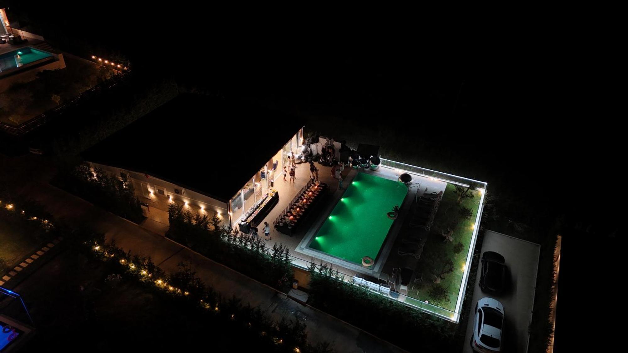 luxury villa swimming pool Gjiri Lalzit Durrës Esterno foto