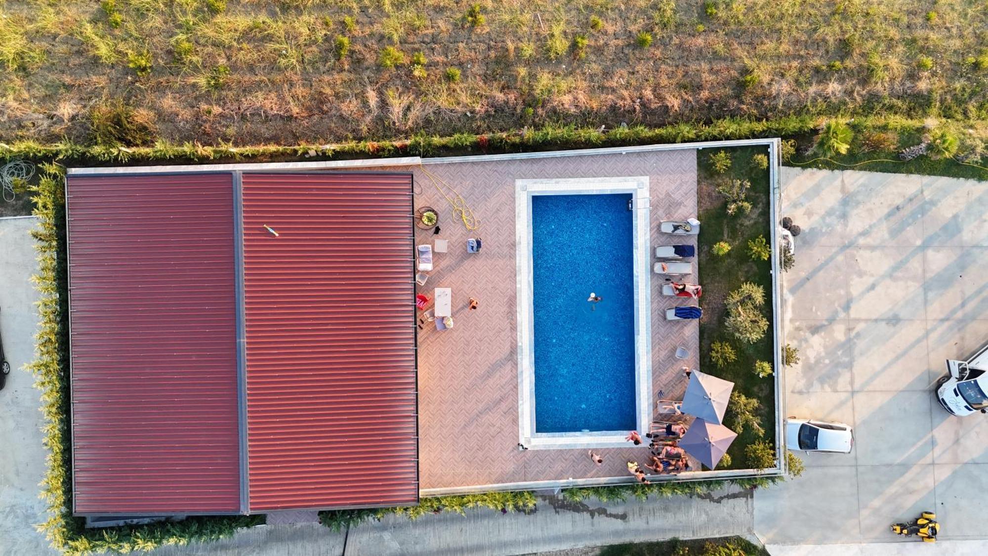 luxury villa swimming pool Gjiri Lalzit Durrës Esterno foto