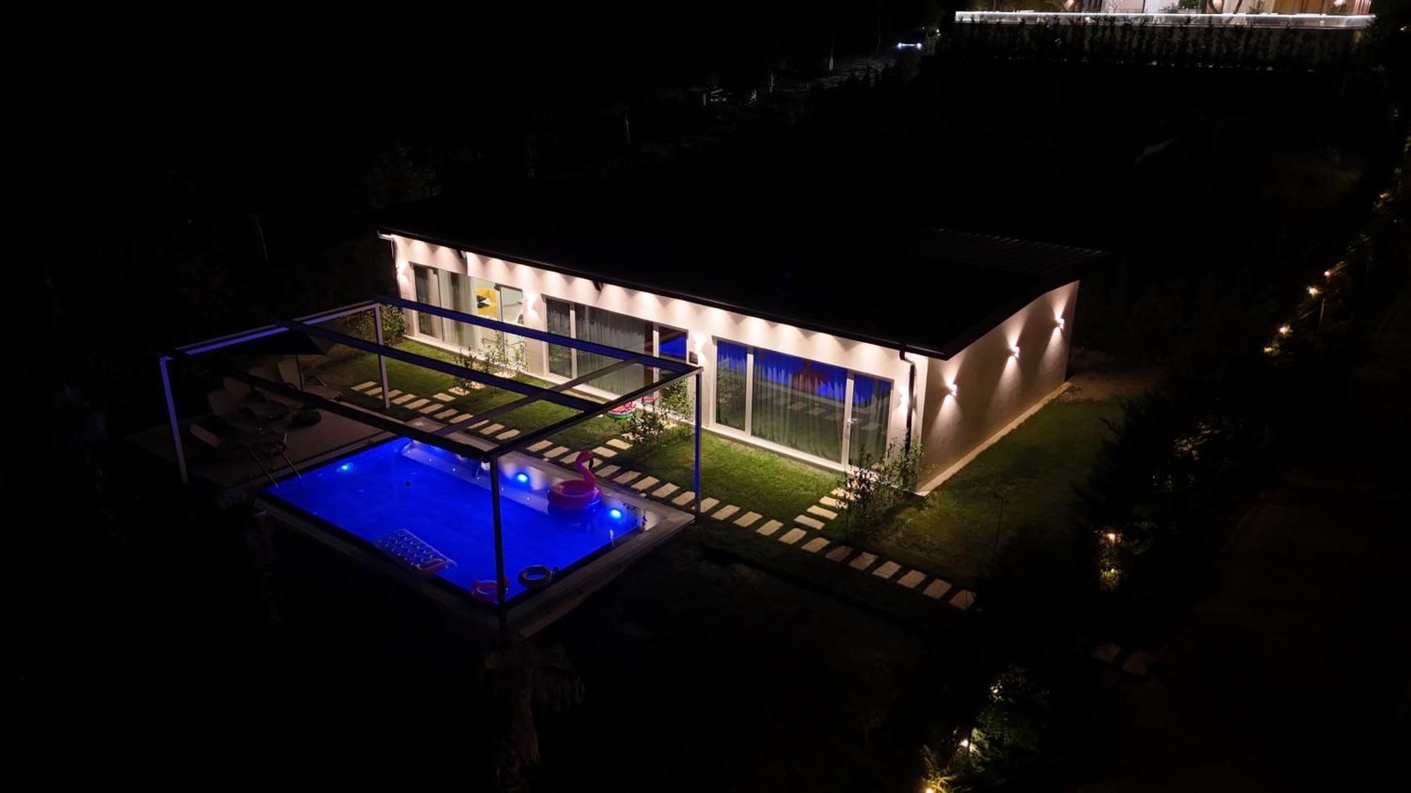 luxury villa swimming pool Gjiri Lalzit Durrës Esterno foto