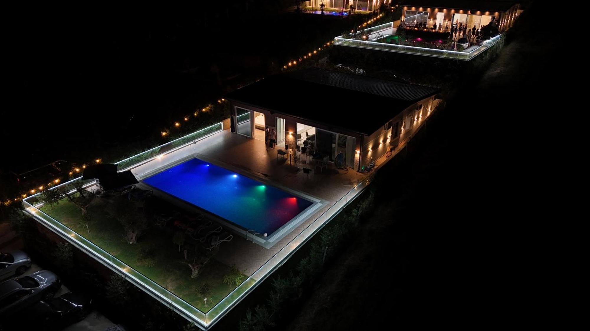 luxury villa swimming pool Gjiri Lalzit Durrës Esterno foto